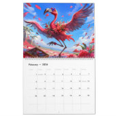Flamingo Flair Wall Calendar 2026 Kalender (Feb 2026)