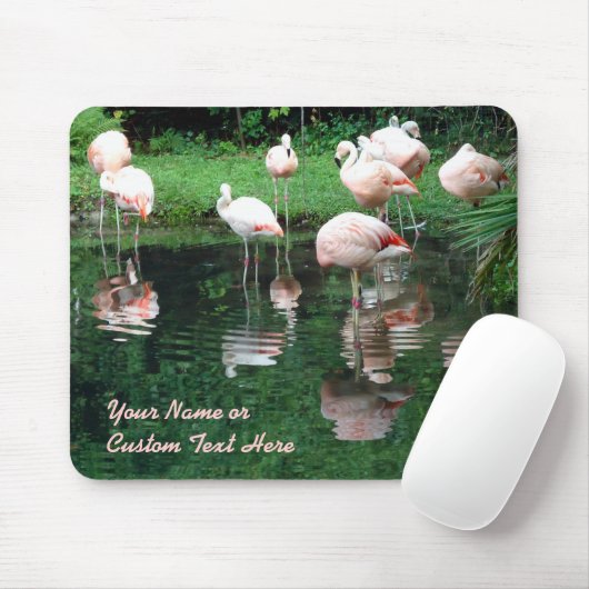 Flamingo Flamboyant Mousepad (Mit Mouse)