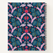 Flamingo Flamenco Notizblock (Rückseite)