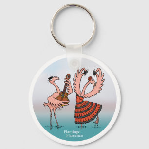 Flamingo-Flamenco-Schlüsselanhänger Schlüsselanhänger
