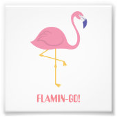 Flamingo (Flamin-Go!) Fotodruck (Vorne)