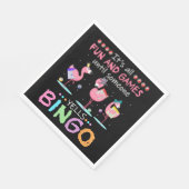 Flamingo | Flaming Bingo Funny Serviette (Ecke)