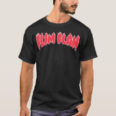 FLAMINGO - FLAMING TEXT - ROT T-Shirt (Vorderseite)