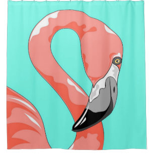 Flamingo   Flamingo Bird Print Art Gift Liebhaber  Duschvorhang