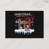 Flamingo | Flamingo Christmas im Juli Funny Party Begleitkarte (Rückseite)