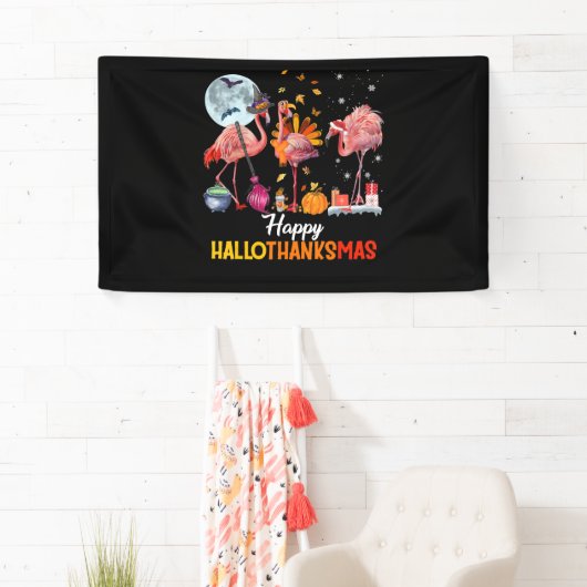 Flamingo|Flamingo Erntedank Halloween Banner (Insitu)