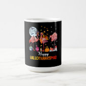 Flamingo|Flamingo Erntedank Halloween Kaffeetasse (Mittel)
