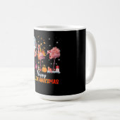 Flamingo|Flamingo Erntedank Halloween Kaffeetasse (VorderseiteRechts)
