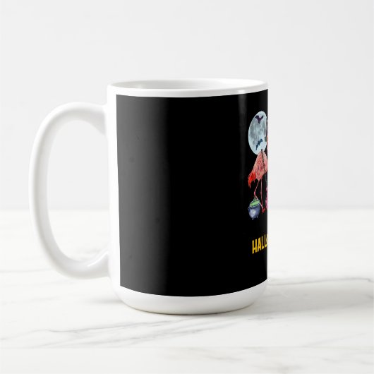 Flamingo|Flamingo Erntedank Halloween Kaffeetasse (Links)