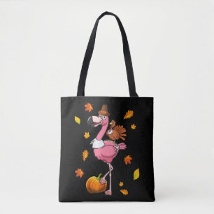 Flamingo Flamingo Erntedank Halloween Tasche