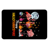 Flamingo|Flamingo Erntedank Weihnachten Magnet (Horizontal)