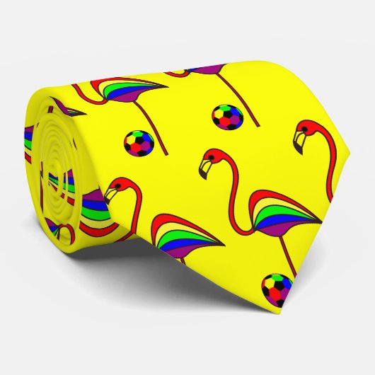 Flamingo, Flamingo, Flamingo, Flamingo, Flamingo, Krawatte (Gerollt)