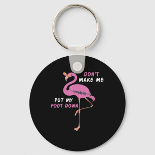 Flamingo Flamingo mit Brille machen Sie mich nic Schlüsselanhänger