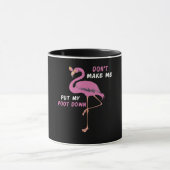 Flamingo | Flamingo mit Brille machen Sie mich nic Tasse (Zentrum)