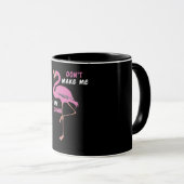 Flamingo | Flamingo mit Brille machen Sie mich nic Tasse (VorderseiteRechts)