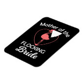 Flamingo | Flamingo Wedding Mor of Flocking Bridge Magnet (Linke Seite)