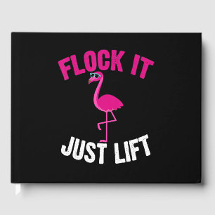 Flamingo Flamingo Weightlift Flock Gästebuch