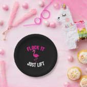Flamingo | Flamingo Weightlift Flock Pappteller (Party)