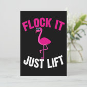 Flamingo | Flamingo Weightlift Flock Save The Date (Stehend Vorderseite)