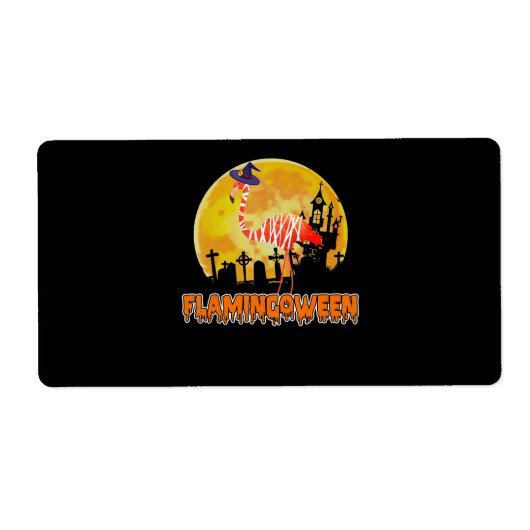 Flamingo Flamingoween | Funny Witch Halloween (Vorne)