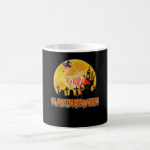 Flamingo Flamingoween | Funny Witch Halloween Kaffeetasse (Mittel)