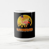 Flamingo Flamingoween | Funny Witch Halloween Kaffeetasse (Mittel)