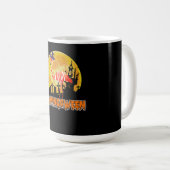 Flamingo Flamingoween | Funny Witch Halloween Kaffeetasse (VorderseiteRechts)