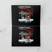 Flamingo| Flamingoween Wittling Halloween Karte (Innenseite)