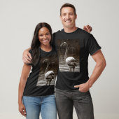 Flamingo Fledgling Waterfowl Art T-Shirt (Unisex)
