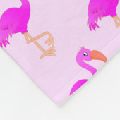 Flamingo Fleece Blanket (Ecke)
