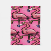 Flamingo Fleecedecke (Vorderseite)