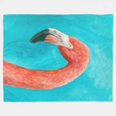 Flamingo Fleecedecke (Vorderseite (Horizontal))