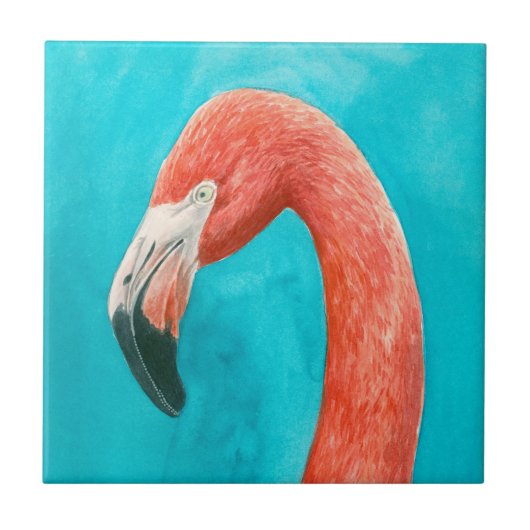 Flamingo Fliese (Vorderseite)