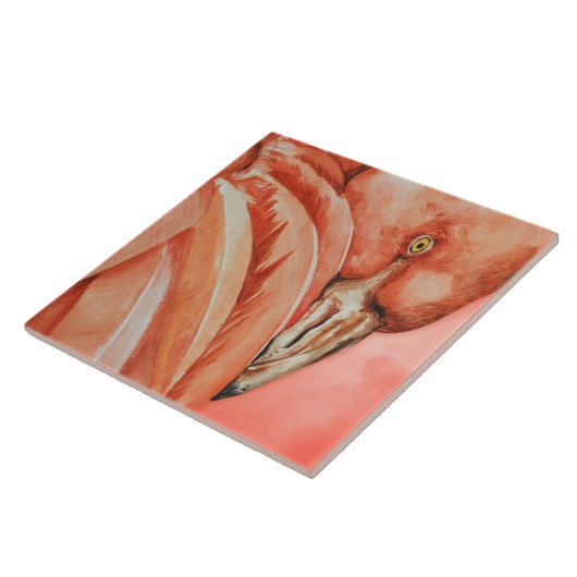 Flamingo Fliese (Seite)