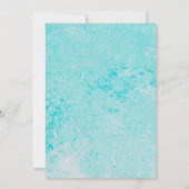 Flamingo Float Bachelorette Einladung (Rückseite)