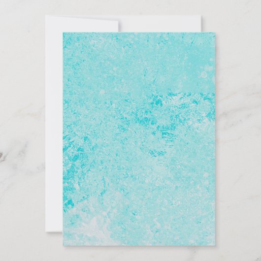 Flamingo Float Bachelorette Einladung (Rückseite)