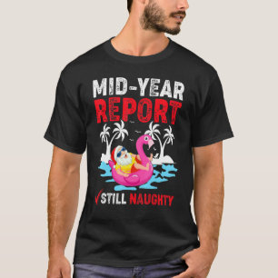Flamingo Float Relaxen Santa Claus Summer Christm T-Shirt
