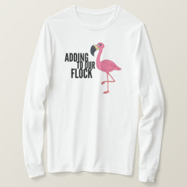 Flamingo Flock Maternity Long Sleeve T - Shirt