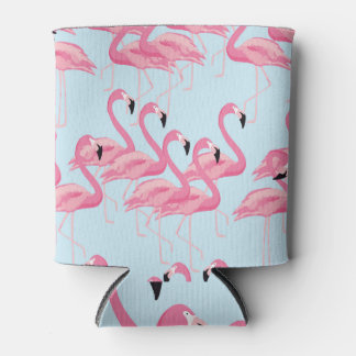 Flamingo Flock: Tropische Vintage Printwerbung Dosenkühler