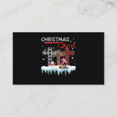 Flamingo | Flockin rund um den Weihnachtsbaum Flam Begleitkarte (Rückseite)