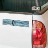 Flamingo-Flöte am Meer Wasserfarbe Autoaufkleber (Auf Lkw)