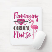 Flamingo Flverblüffendes Herzkrankengeschwür Mousepad (Mit Mouse)
