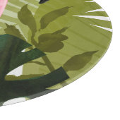 Flamingo Forest Schneidebrett (Ecke)