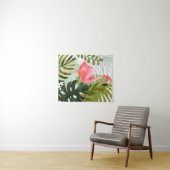 Flamingo Forest Wandteppich (Beispiel (Horizontal))