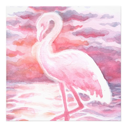 Flamingo Fotodruck (Vorne)