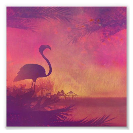 Flamingo Fotodruck (Vorne)