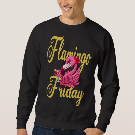 Flamingo Freitag 1 Sweatshirt (Vorderseite)