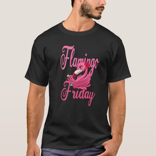 Flamingo Freitag 1 T-Shirt (Vorderseite)