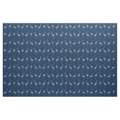 Flamingo Frenzy Fabric (Marine) Stoff (Fat Quarter (45,7 x 55,9 cm))