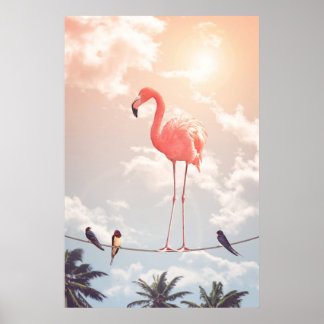 FLAMINGO & FREUNDE POSTER